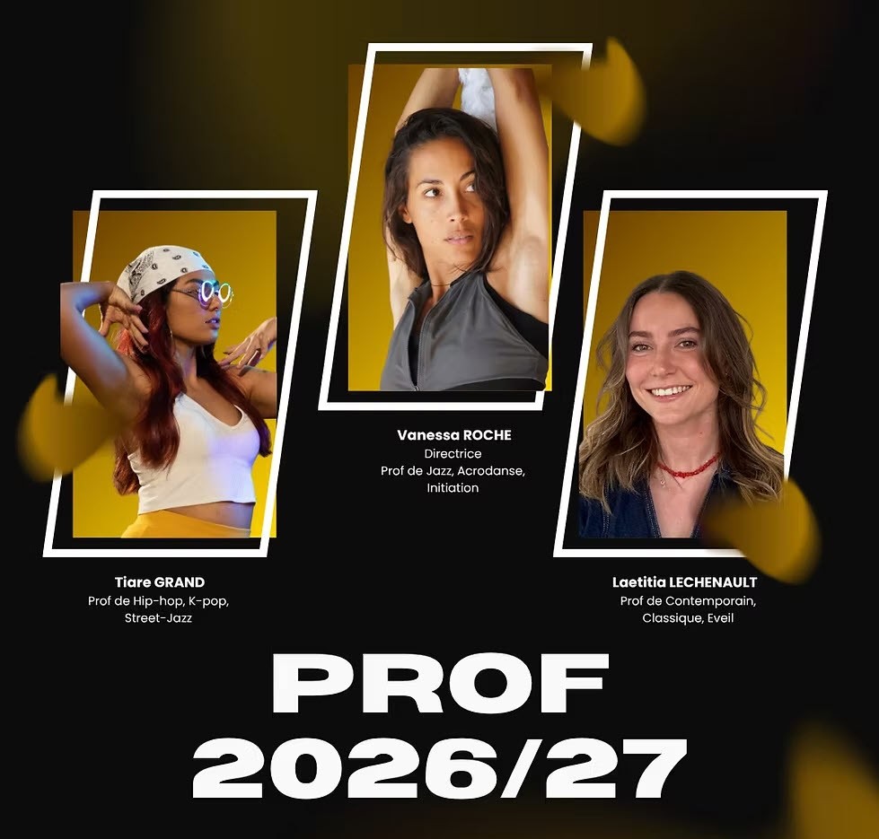 Les professeurs de danse du Centre de Danse Vanessa Roche